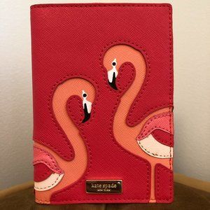 Kate Spade New York Leather Flamingo Passport